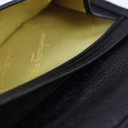Salvatore Ferragamo Gancini bi-fold wallet 22 7221 leather black long
