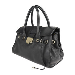 JIMMY CHOO Jimmy Choo Riley handbag leather black 2WAY shoulder bag