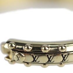 LOUIS VUITTON Louis Vuitton Brasserie Must-Have Bracelet M64515 Notation Size S Metal Gold Bangle