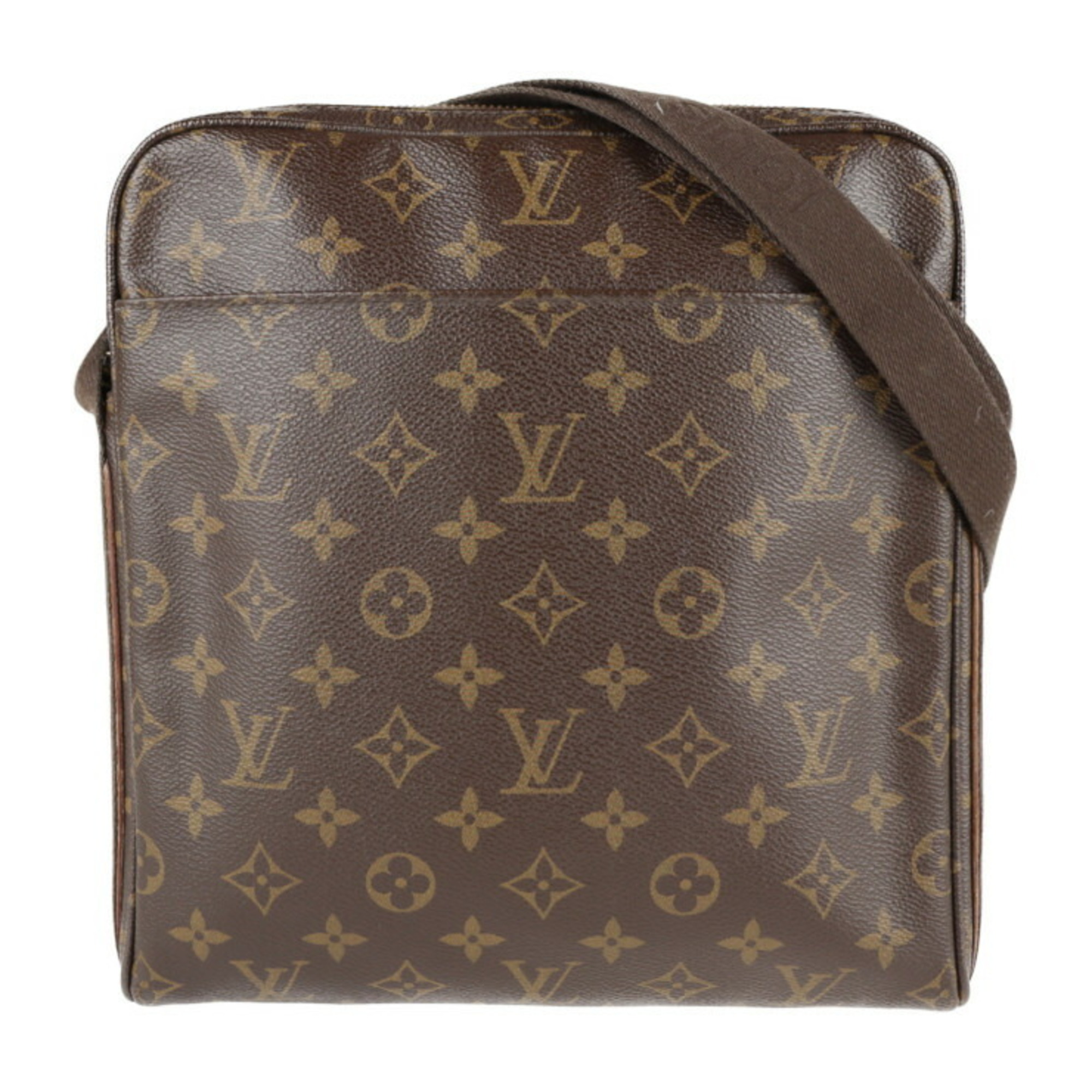 LOUIS VUITTON Louis Vuitton Sac Ad Bosphore Shoulder Bag M97037 Monogram Canvas Leather Brown