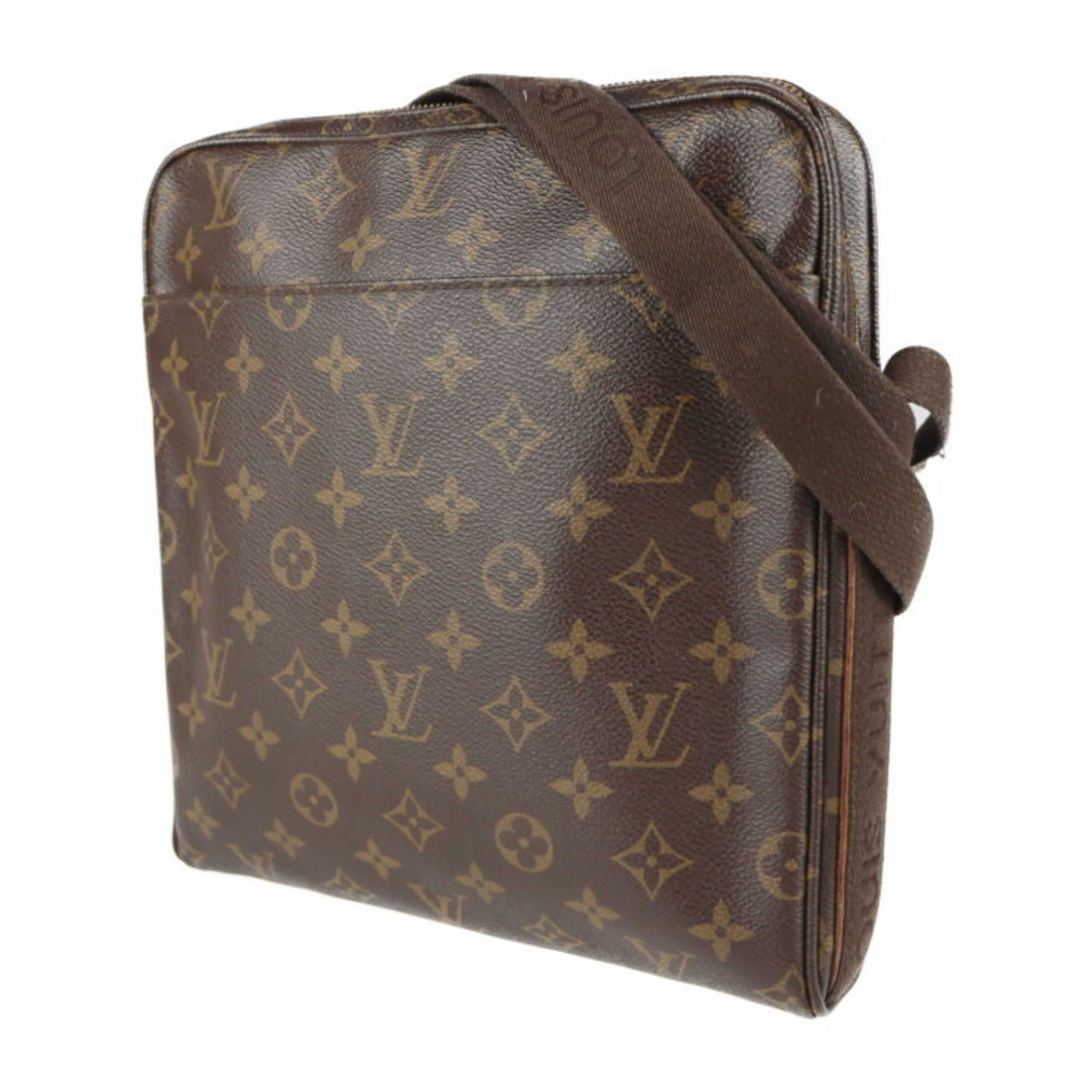 LOUIS VUITTON Louis Vuitton Sac Ad Bosphore Shoulder Bag M97037 Monogram Canvas Leather Brown