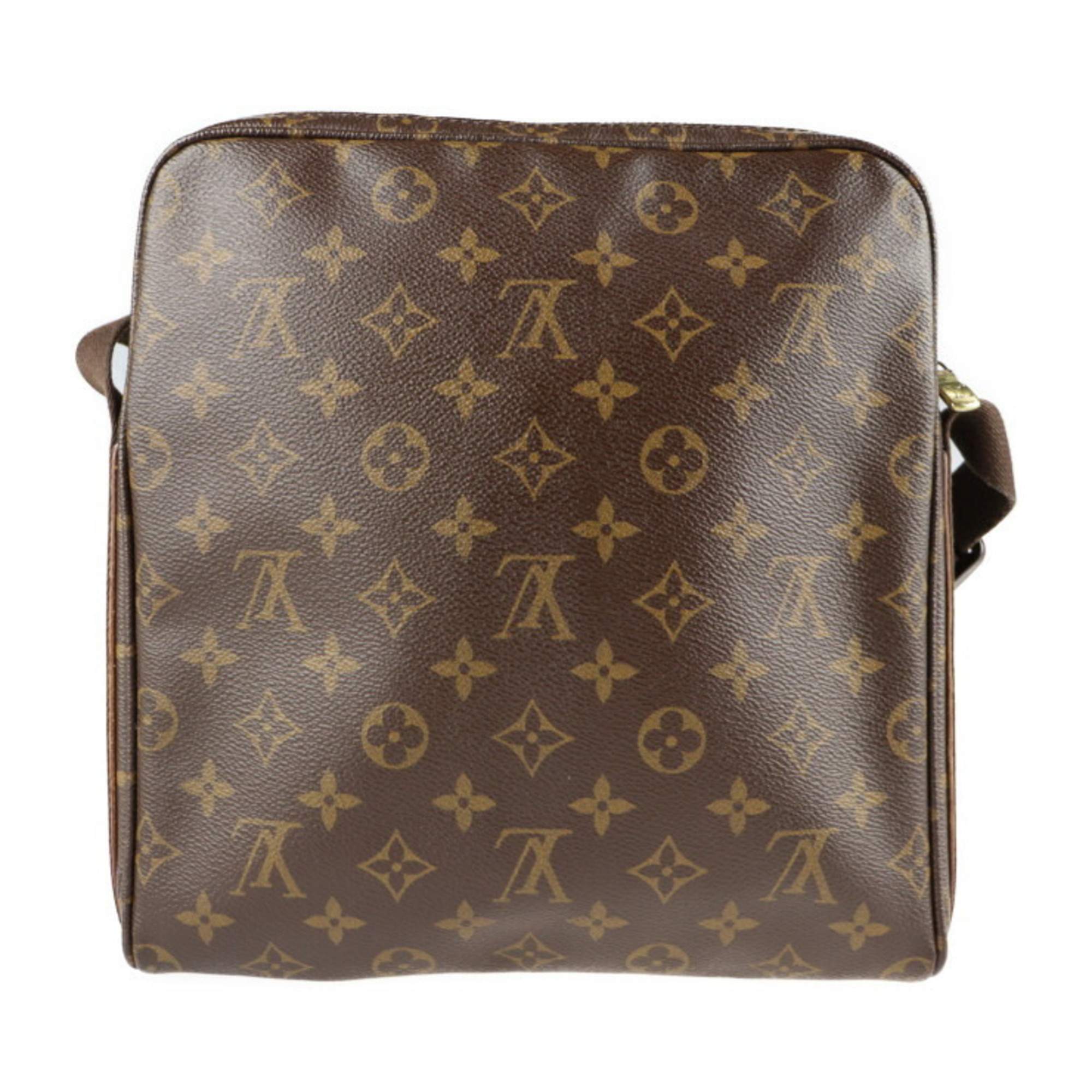 LOUIS VUITTON Louis Vuitton Sac Ad Bosphore Shoulder Bag M97037 Monogram Canvas Leather Brown