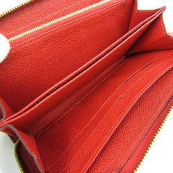 Louis Vuitton Monogram Empreinte Zippy Wallet M60737 Women's Monogram Empreinte Long Wallet (bi-fold) Cerise