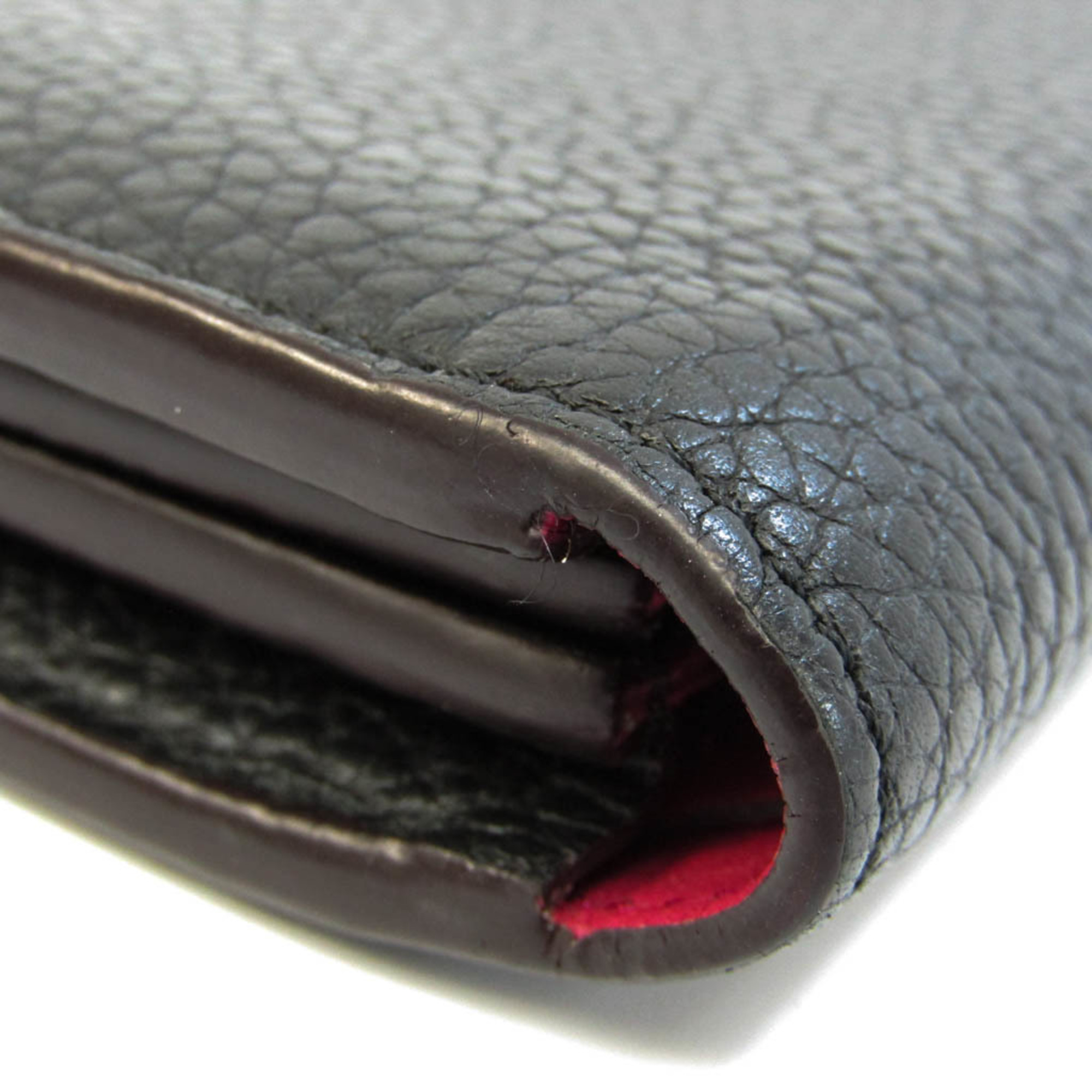 Louis Vuitton Taurillon Portofeuil Comet M63102 Women's  Taurillon Leather Long Wallet (bi-fold) Noir