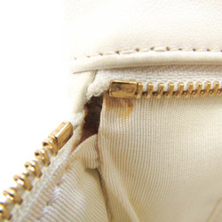 Jimmy Choo ZENA Women's Leather Clutch Bag White