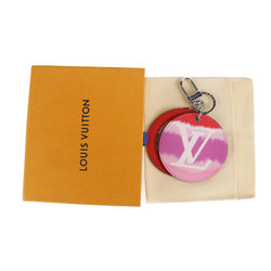 LOUIS VUITTON Louis Vuitton Porto Clé Miroir LV Escale Keychain M69291 PVC Leather Tie Dye Rouge Mirror Attached Bag Charm Key Ring