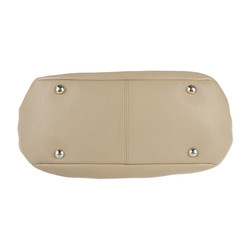 JIMMY CHOO Jimmy Choo handbag leather beige gold metal fittings 2WAY shoulder bag