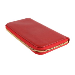Salvatore Ferragamo Gancini long wallet 22 B300 leather ROSSO red system round fastener
