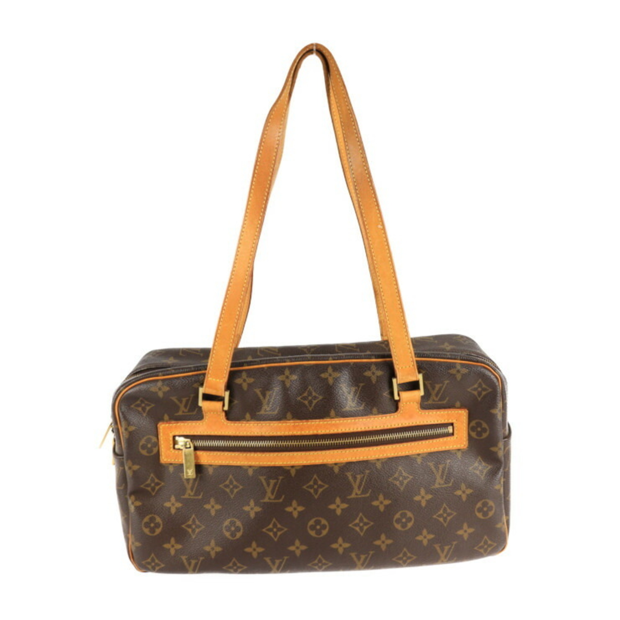 LOUIS VUITTON Louis Vuitton Cite GM Shoulder Bag M51181 Monogram Canvas Leather Brown