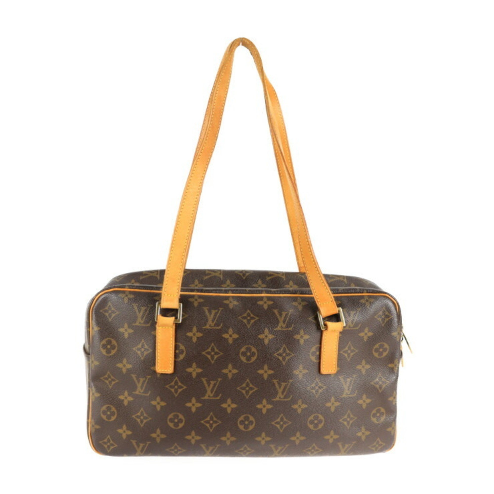 LOUIS VUITTON Louis Vuitton Cite GM Shoulder Bag M51181 Monogram Canvas Leather Brown