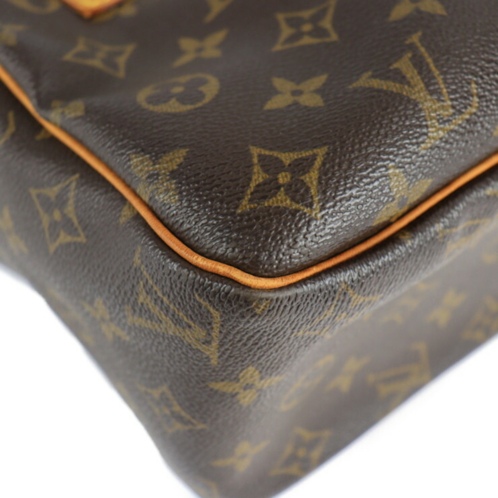 Louis Vuitton Cite GM M51181 Monogram Shoulder Handbag Brown