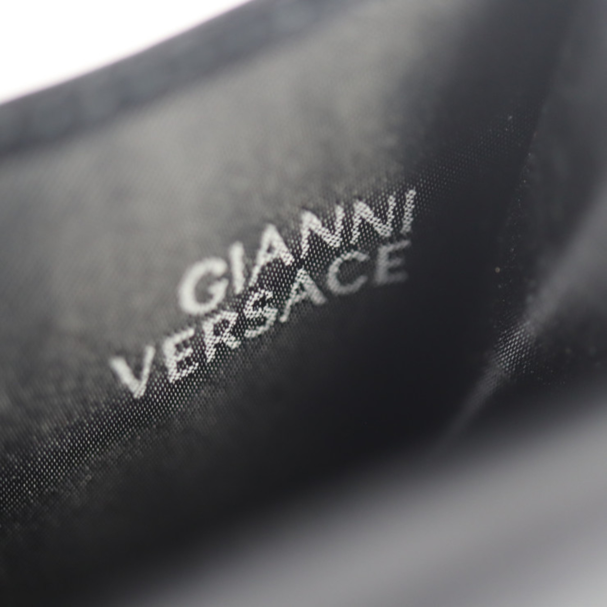 Gianni Versace Sunburst Other Accessories Leather Black Gold Hardware Cigarette Case Embossed