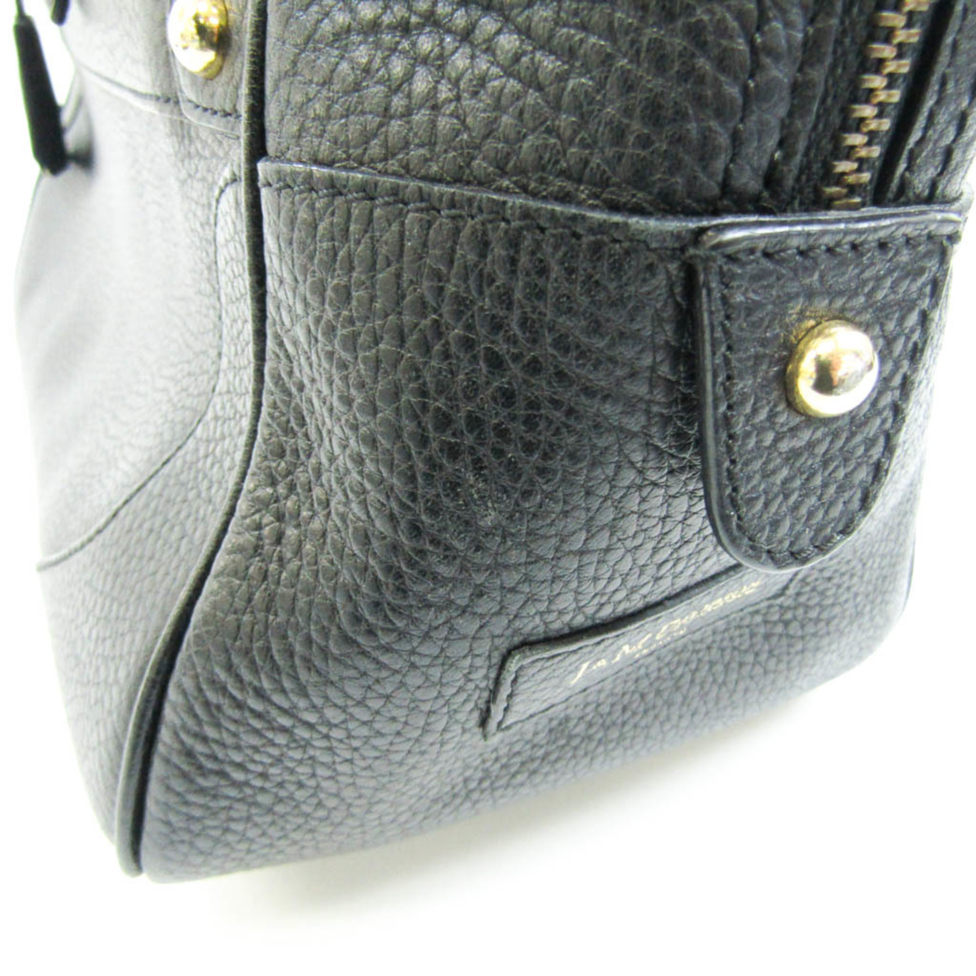 J&M Davidson MIA Women's Leather Boston Bag,Shoulder Bag Black