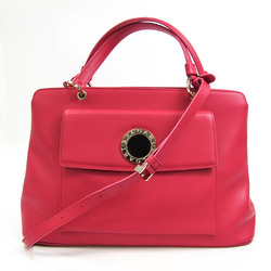 Bvlgari 284717 Women's Leather Handbag,Shoulder Bag Pink