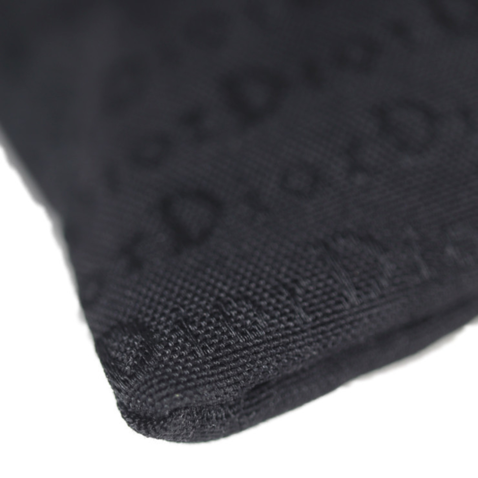 Christian Dior shoulder bag canvas black 2way