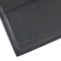 Salvatore Ferragamo micro studs folio wallet 66 A376 leather black logo