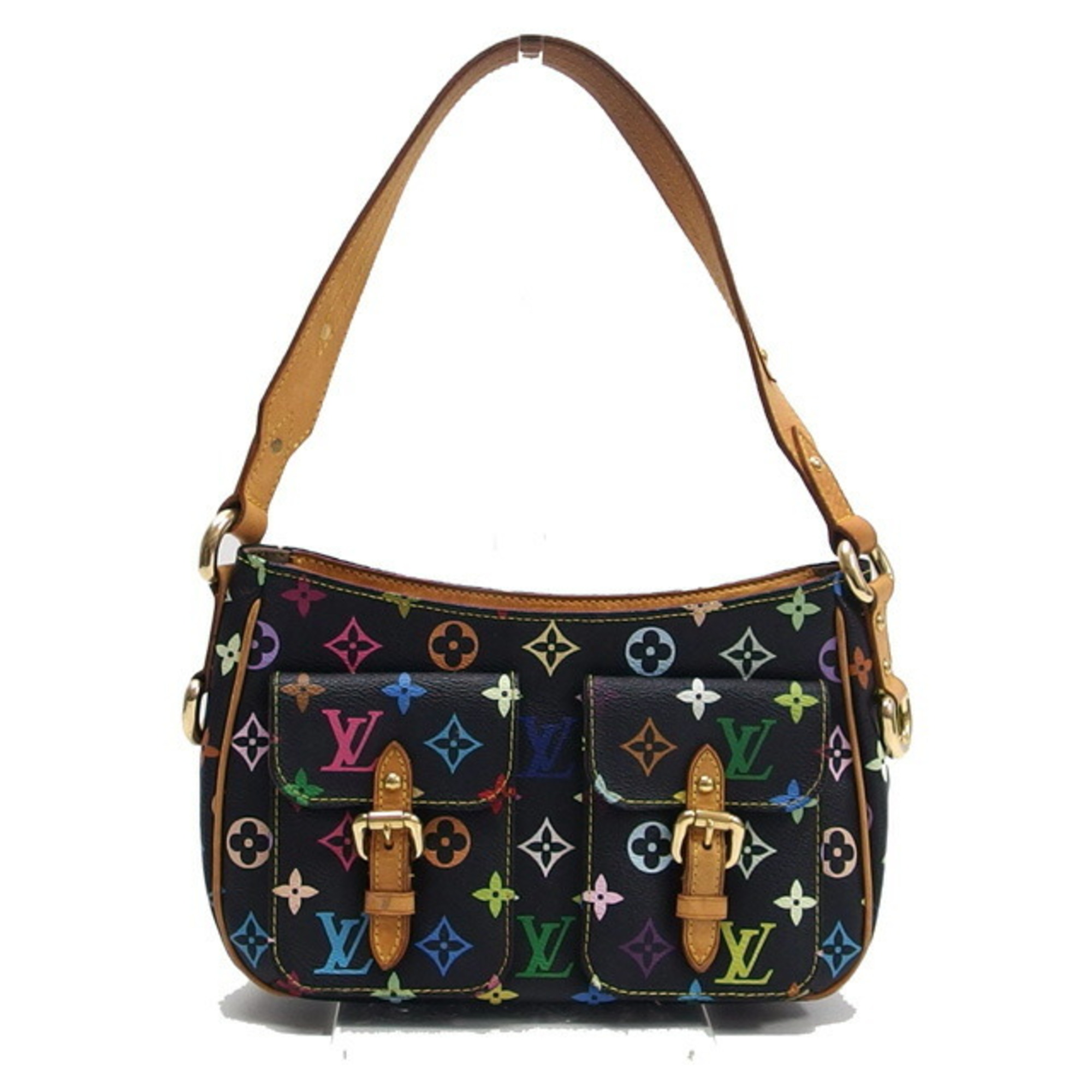 Louis Vuitton monogram multicolor Lodge PM one-shoulder bag black