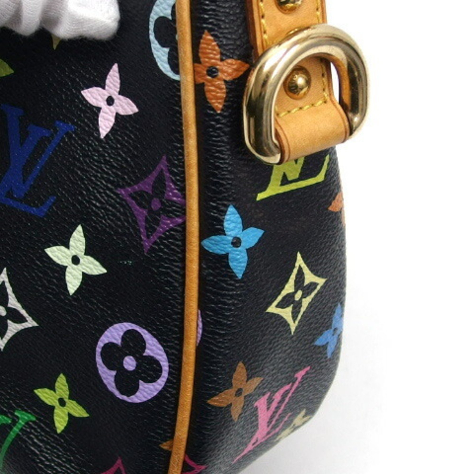 Louis Vuitton monogram multicolor Lodge PM one-shoulder bag black