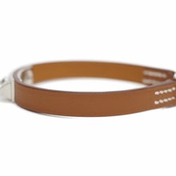 Hermes HERMES Leather Bracelet Rival Mini Gold H081181CK37 Size T3 Ladies