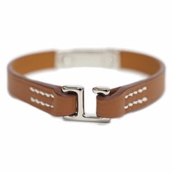 Hermes HERMES Leather Bracelet Rival Mini Gold H081181CK37 Size T3 Ladies