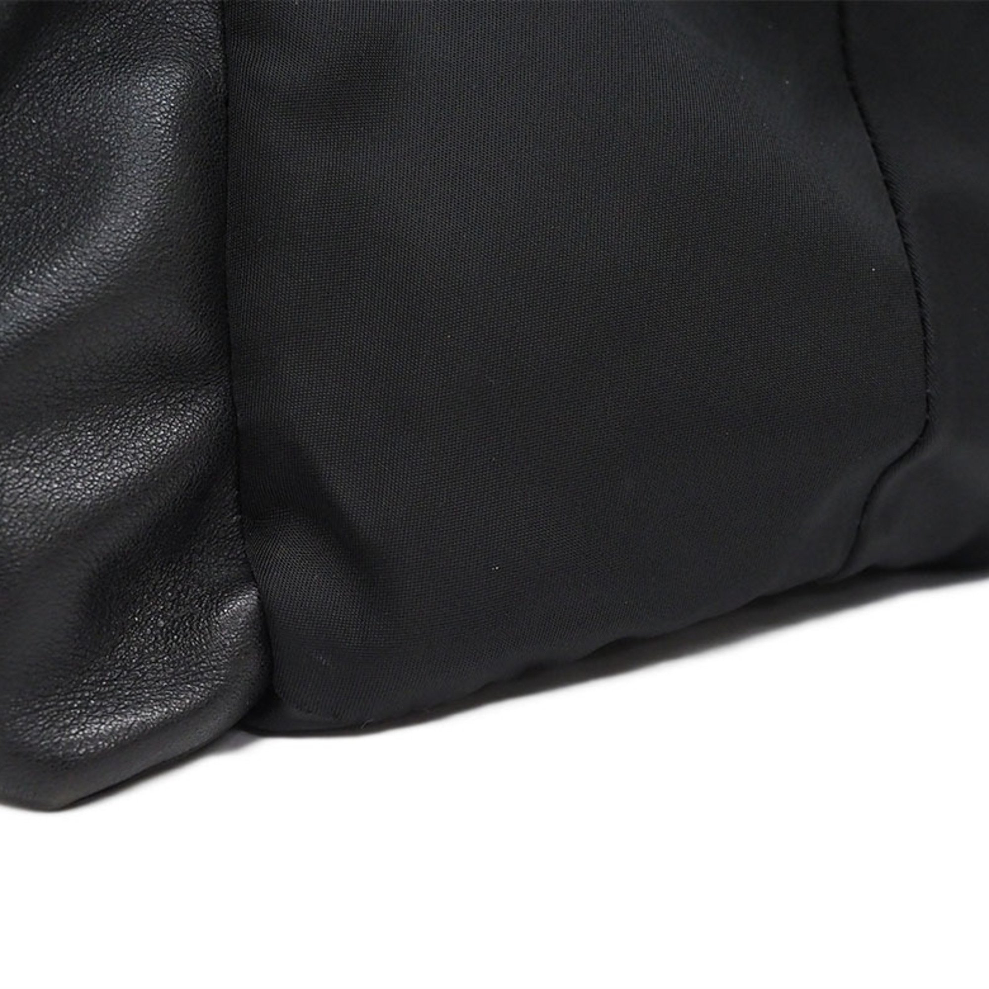 Givenchy GIVENCHY nylon x leather studs backpack black men's rucksack