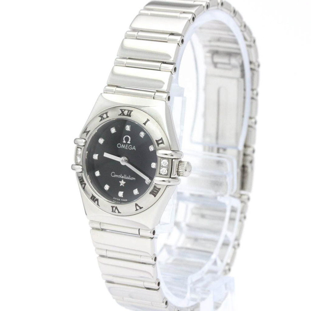 Polished OMEGA Constellation My Choice Diamond Quartz Watch 1566.56 BF555275