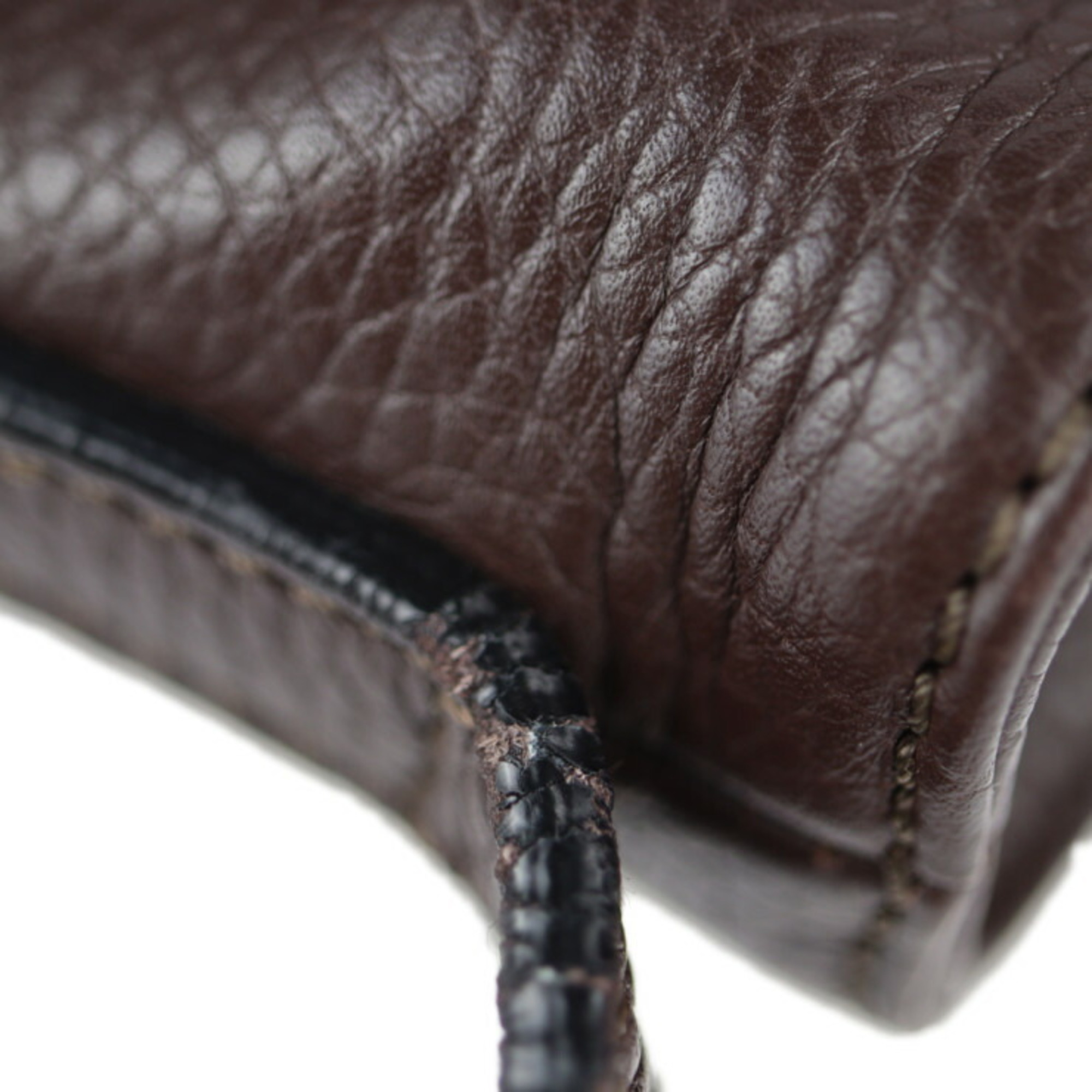 LOEWE Loewe shoulder bag leather brown large without gusset