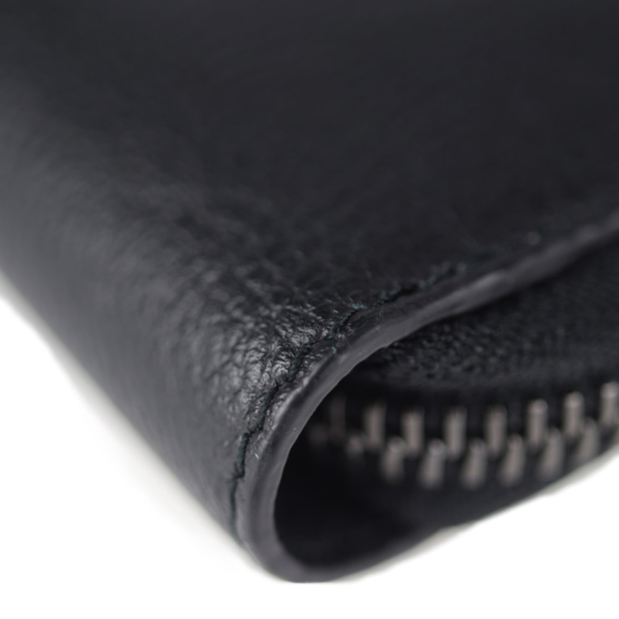Furla Long Wallet Leather Black Brown Gray Organizer Round Zipper