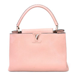 Louis Vuitton Handbag Capucines MM Pink Taurillon Leather Ladies M94471