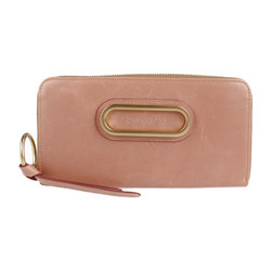 See by Chloé SEE BY CHLOE PAIGE page long wallet 9P7677-P264 leather MISTY PINK gold hardware round fastener