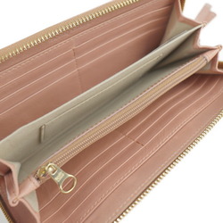 See by Chloé SEE BY CHLOE PAIGE page long wallet 9P7677-P264 leather MISTY PINK gold hardware round fastener