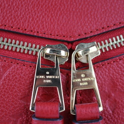 LOUIS VUITTON Louis Vuitton Three PM Shoulder Bag M54193 Monogram Implant Cerise 2WAY Handbag