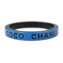 CHANEL Chanel bangle AB8421 resin blue black logo CC mark B22S