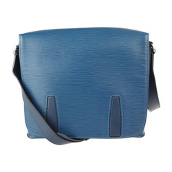 LOUIS VUITTON Louis Vuitton Harrington Messenger PM Shoulder Bag M53407 Epi Leather Blue Azure Silver Metal Fittings