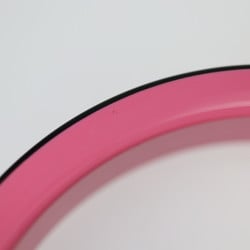 CHANEL Chanel bangle AB8421 resin black pink logo CC mark B22S