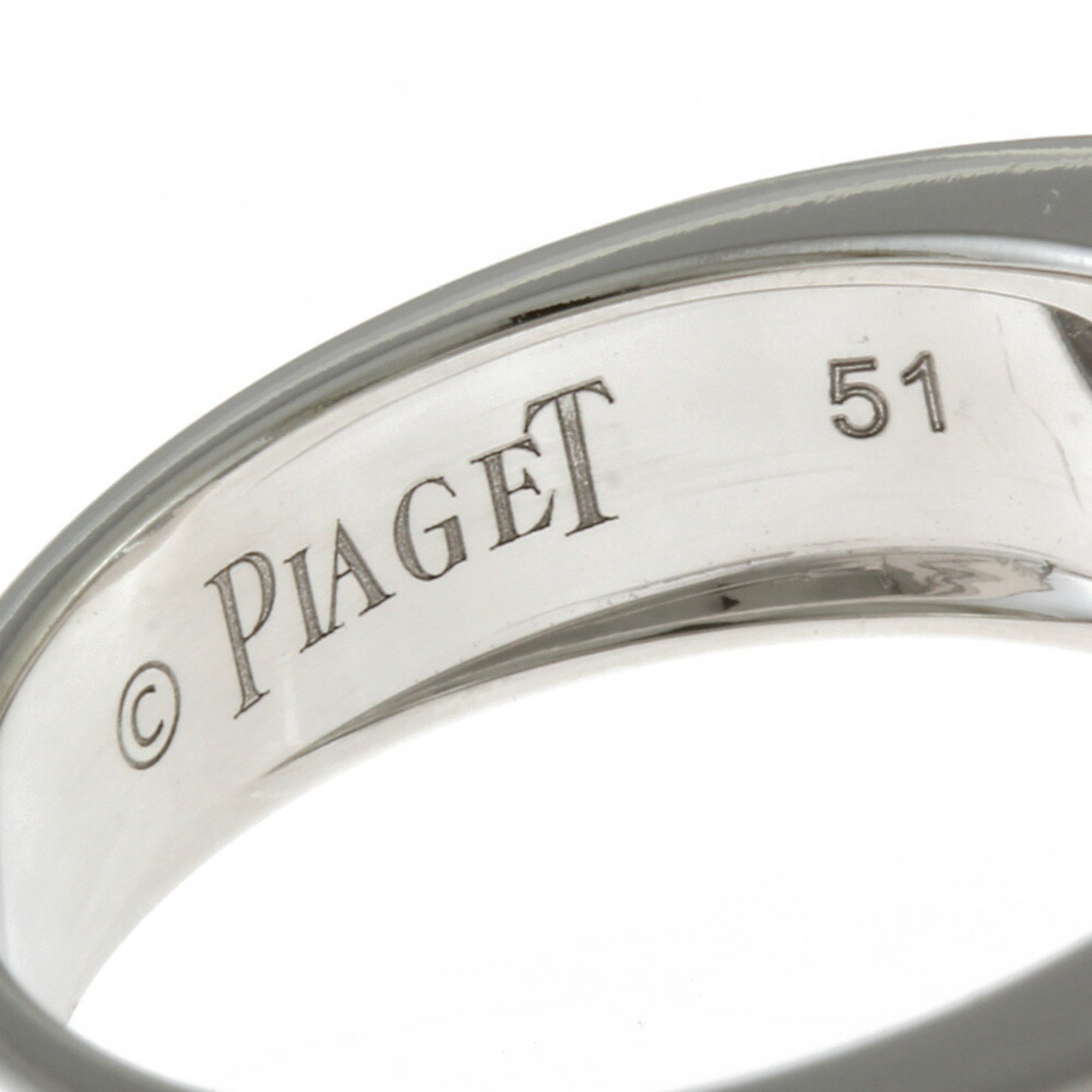 Piaget PIAGET Miss Protocol #51 Ring No. 11 18K K18 White Gold Diamond Women's