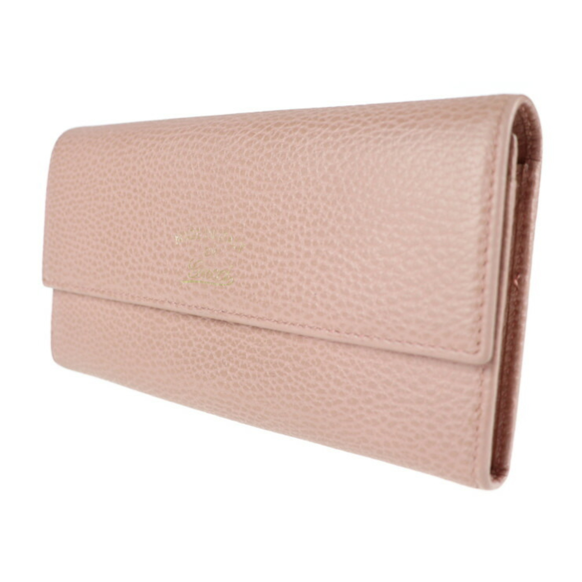 GUCCI Gucci Swing Continental Wallet Bifold 354496 Leather Pink Series Gold Hardware Long