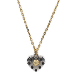 LOUIS VUITTON Pandan Tiff Spiky M67028 Necklace Pendant Heart Women's  Silvery Golden ref.722808 - Joli Closet