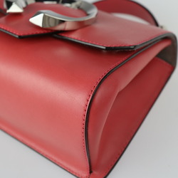 JIMMY CHOO Jimmy Choo Madeline Top Handle Handbag Calf Leather Pink Series Silver Hardware 2WAY Shoulder Bag Mini