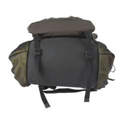 BOTTEGA VENETA Bottega Veneta rucksack daypack 571596 nylon leather brown yellow backpack
