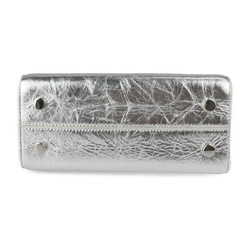 Christian Dior ever mini handbag M7003 PNSS leather silver white 2WAY shoulder bag
