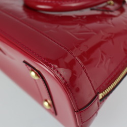 LOUIS VUITTON Louis Vuitton Alma BB handbag M50565 Vernis patent leather magenta gold metal fittings 2WAY shoulder bag crossbody
