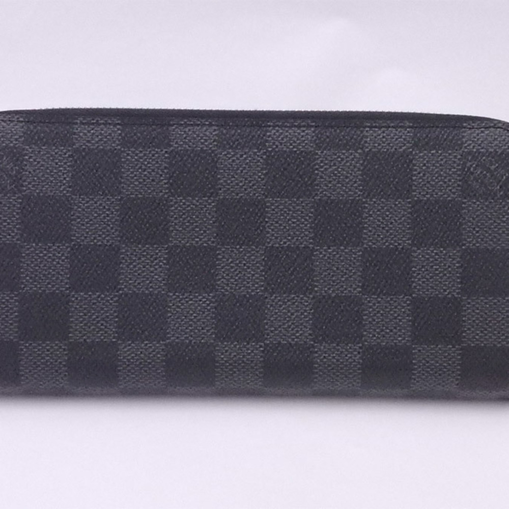 Louis Vuitton Round Zipper Long Wallet Damier Graphite Zippy Wallet  Vertical