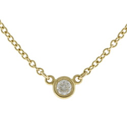 Tiffany TIFFANY&Co. visor yard necklace 18k gold K18 yellow diamond ladies