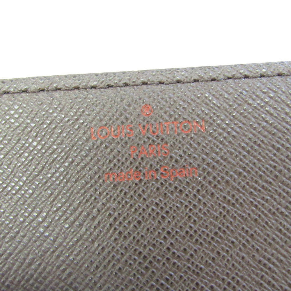 Louis Vuitton Damier Amberop Carte De Visit N62920 Damier Canvas Business Card Case Ebene