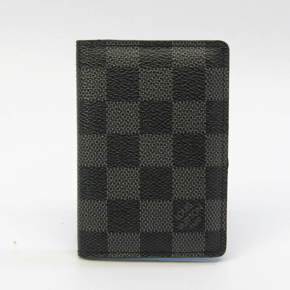 Louis Vuitton Damier Graphite Card Case Damier Graphite Pocket Organizer N63143