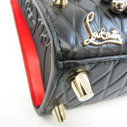 Christian Louboutin PALOM 3215232 Women's Leather Handbag,Shoulder Bag Black