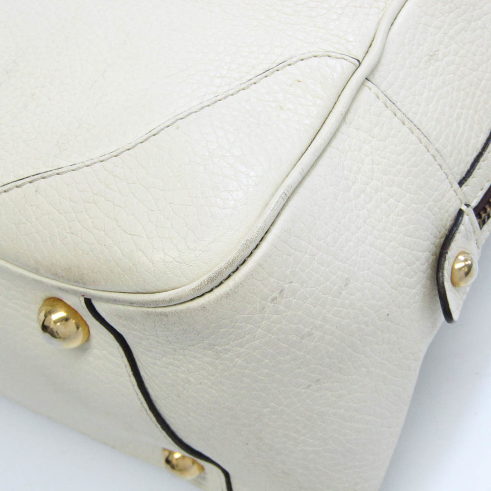 J&M Davidson VIVI Women's Leather Handbag Cream