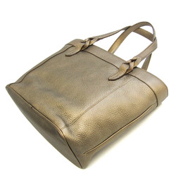 Loewe Fusta 316.27.G46 Women's Leather Tote Bag Bronze,Gold