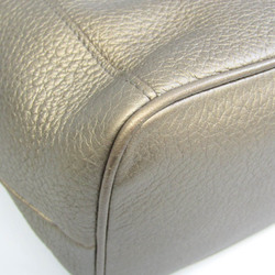 Loewe Fusta 316.27.G46 Women's Leather Tote Bag Bronze,Gold